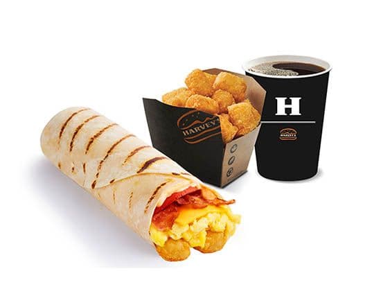 Trio wrap déjeuner - oeuf et fromage