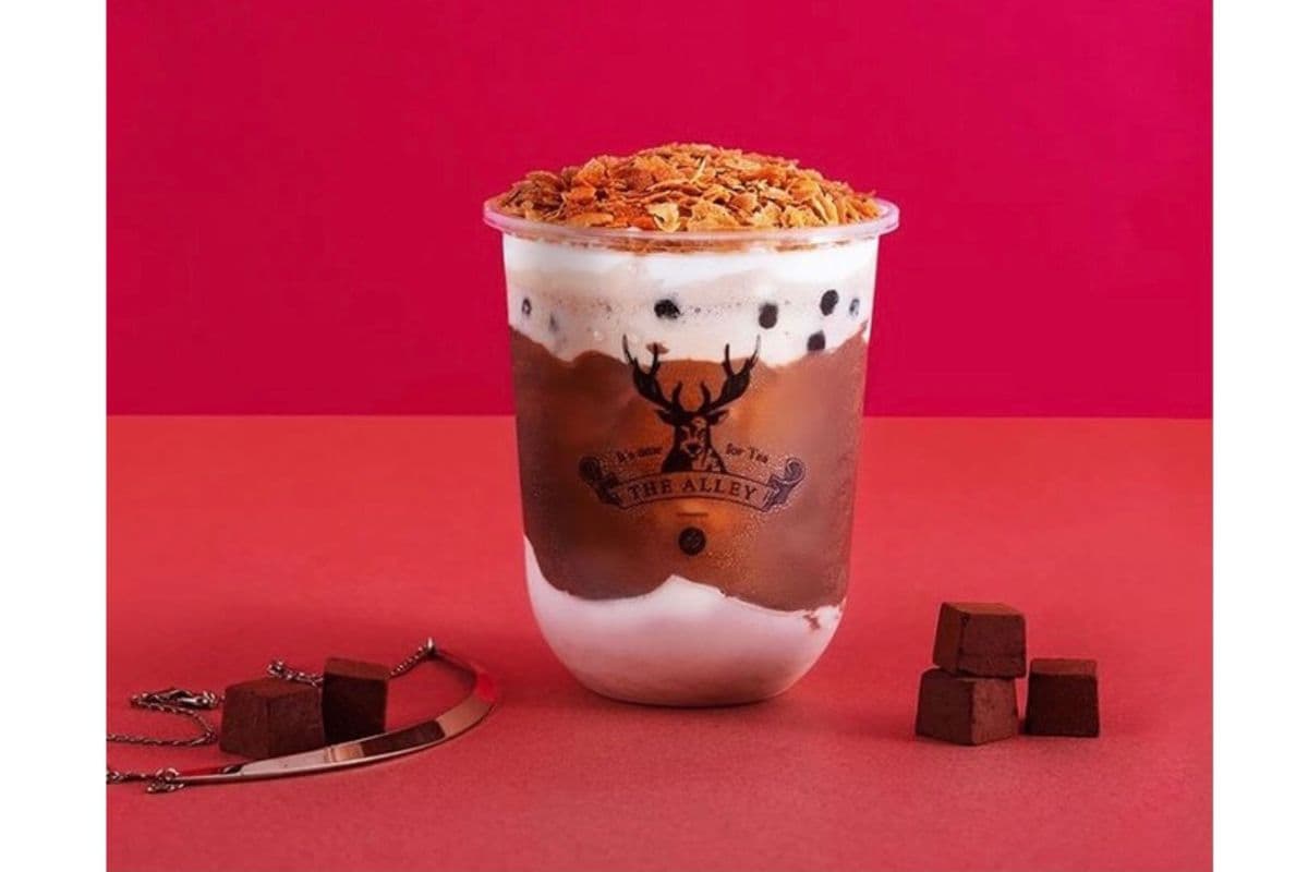 Crunchy Cocoa Milk Tea