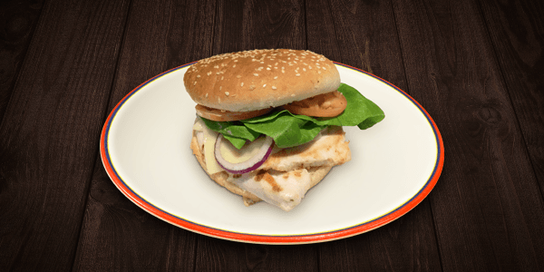 Hamburger au poulet croustillant / Crispy Chicken Burger