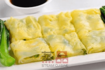 R13. Rouleau de nouilles de riz aux oeufs / Egg Rice Noodle Roll