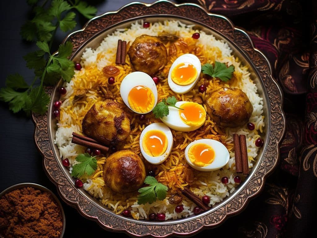 Egg Roast Biryani / Biryani Aux œufs Rôtis