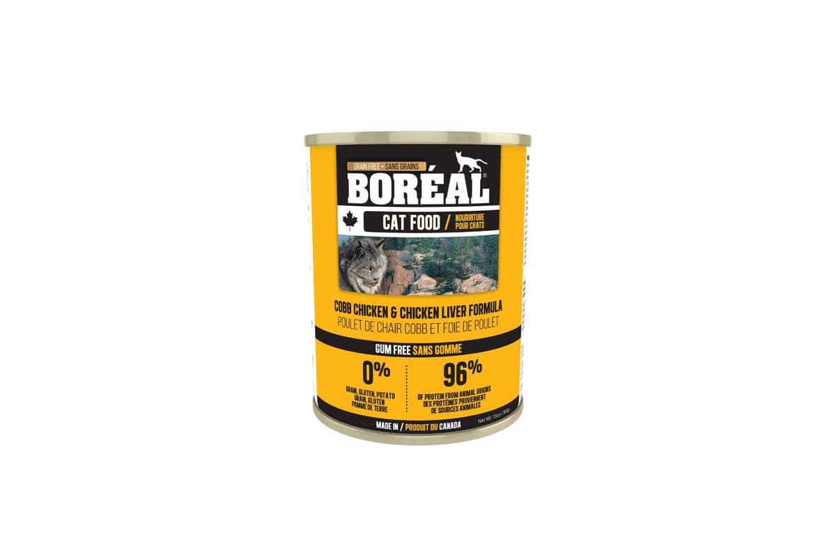 Boreal Cobb Chicken & Chicken Liver Grain-Free Wet Cat Food Can (369 g)