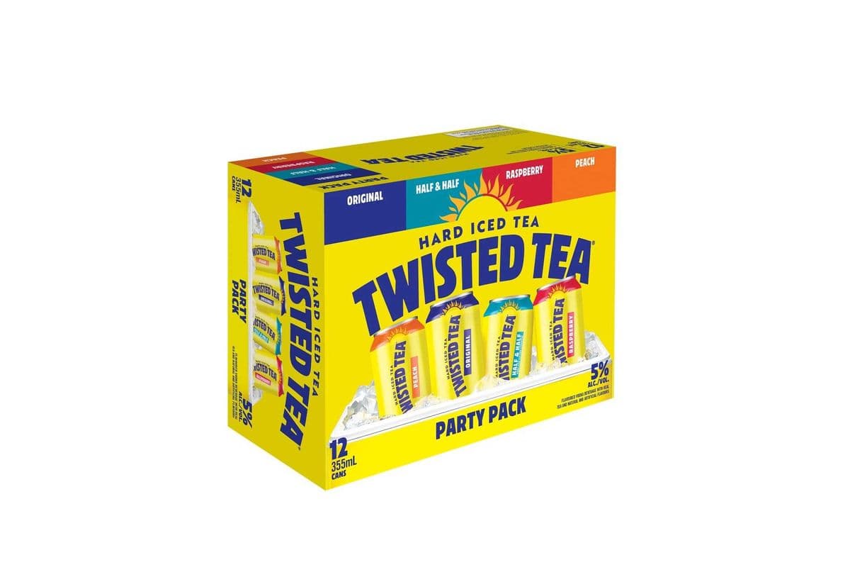 Twisted Tea Hard Iced Tea Variety pack (12 x 355ml)