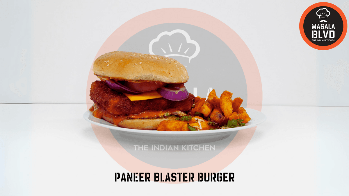 Paneer Blaster Burger 🍔