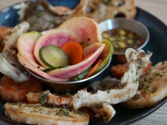 Tempura and Pickle Plate