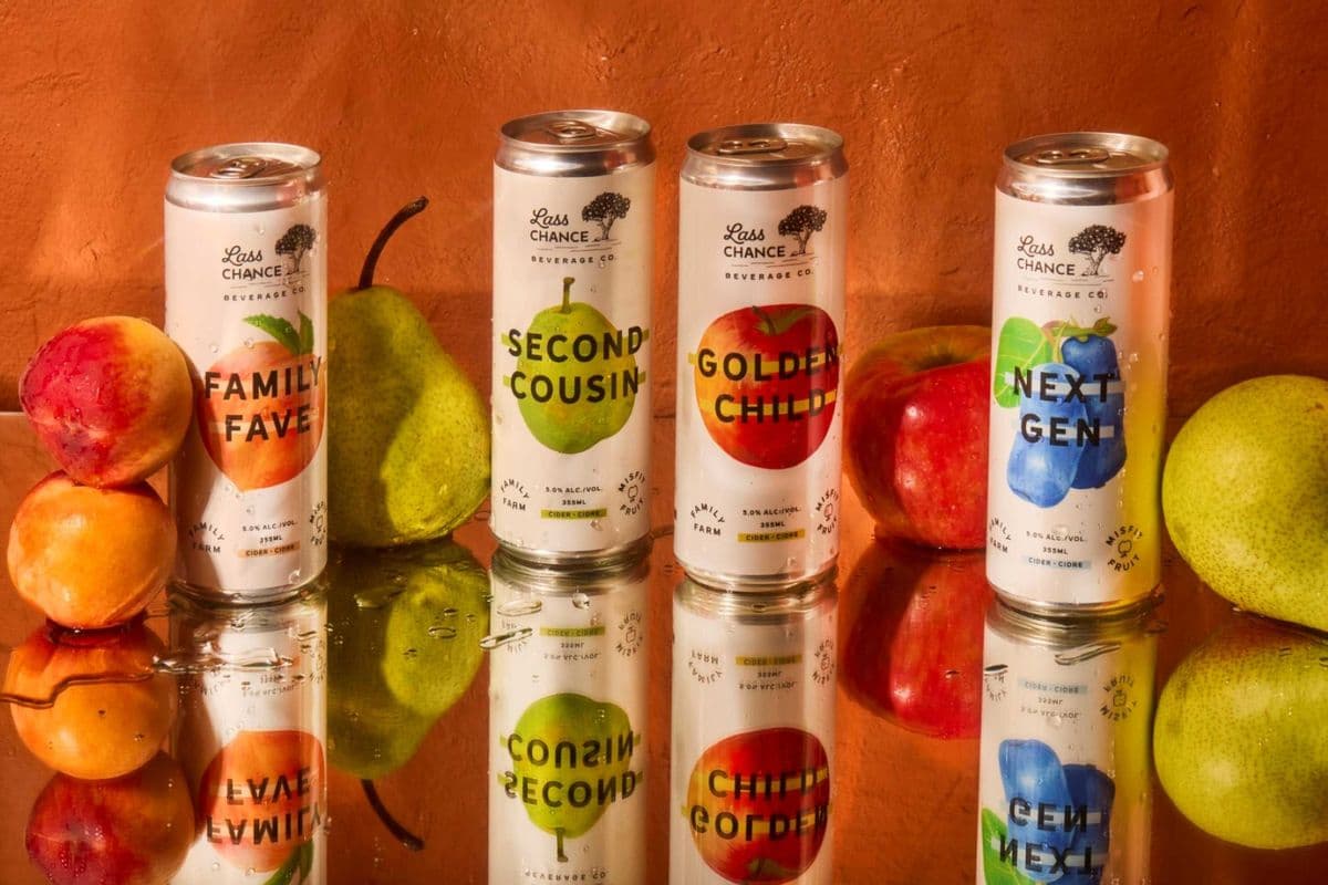 LASS CHANCE CIDER - APPLE (4 x 355ml)