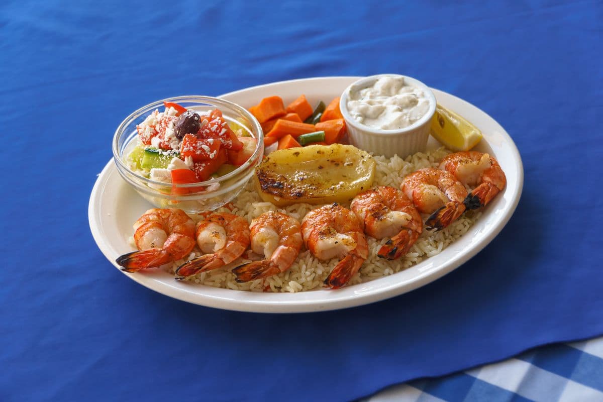 Prawn Souvlaki
