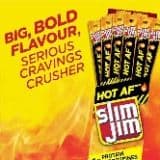 SLIM Jim Giant Hot AF Beef Jerky Stick 27.5g
