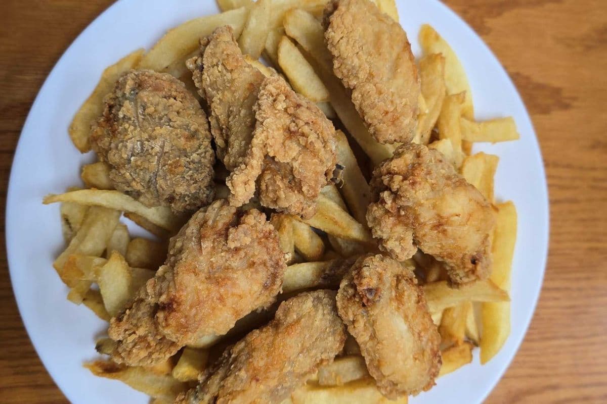 Chicken wings dinner (7pcs.)