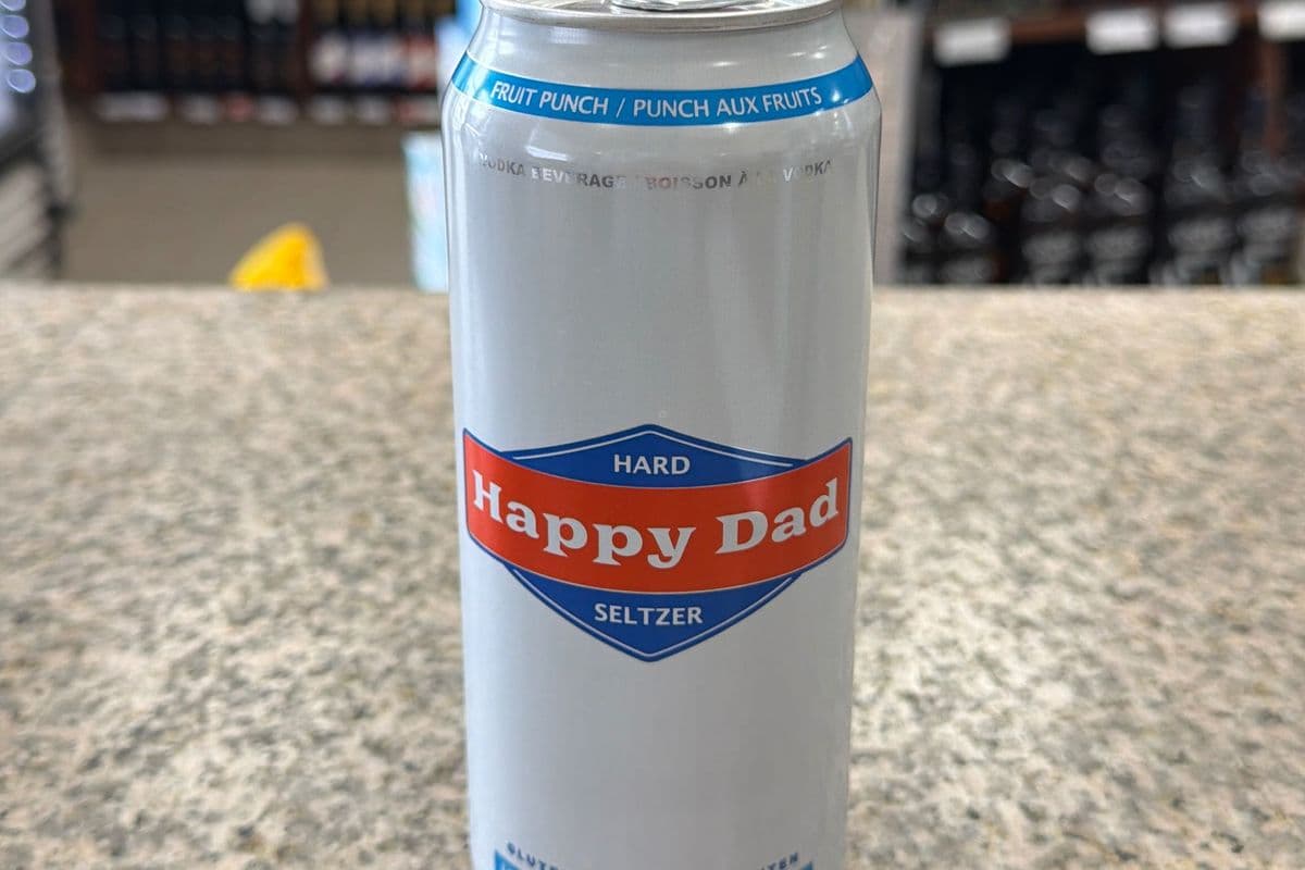 HAPPY DAD HARD SELTZER FRUIT PUNCH 473 ML (1 x 473mL)