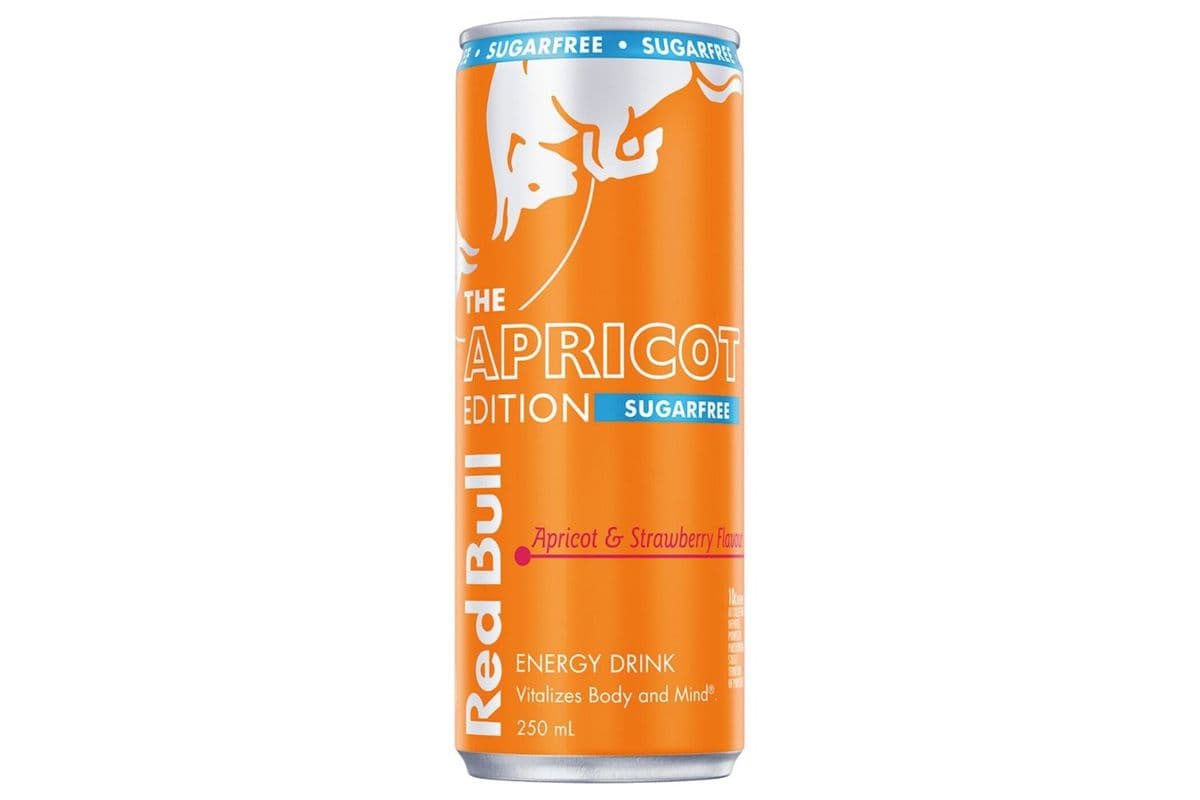 Red Bull The Apricot Edition Apricot-Strawberry Sugar Free (250 mL)
