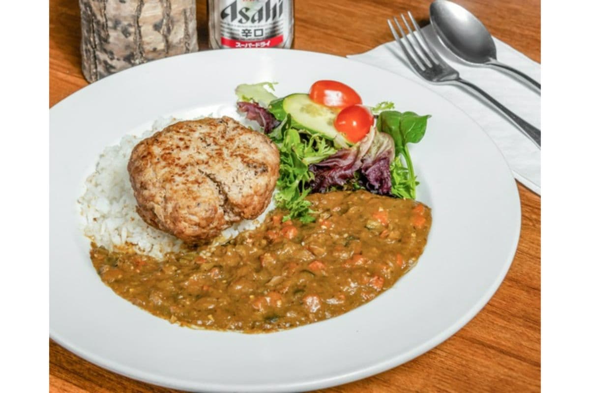 Curry with Hamburger Steak