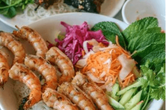 Salade pad pho crevettes