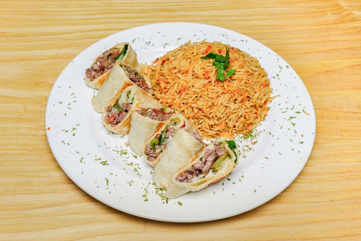 Saj Wrap Platter (Beef)