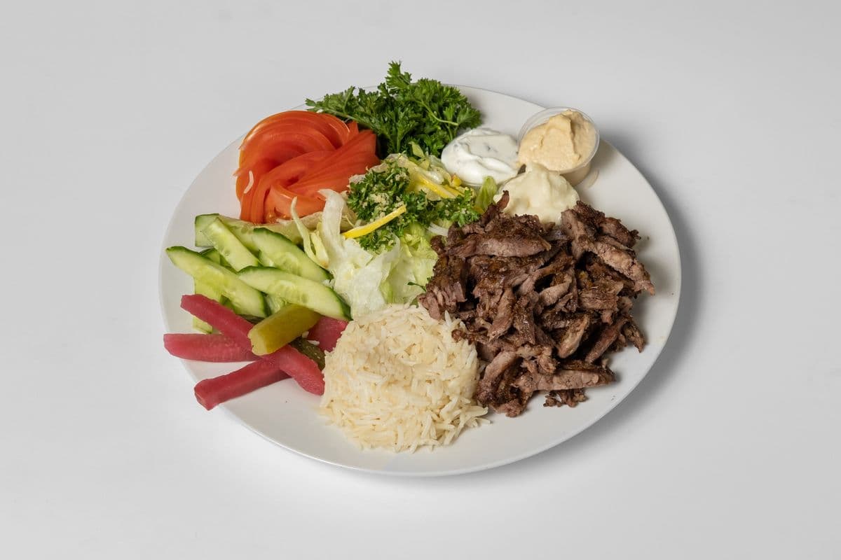Beef Shawarma Plate