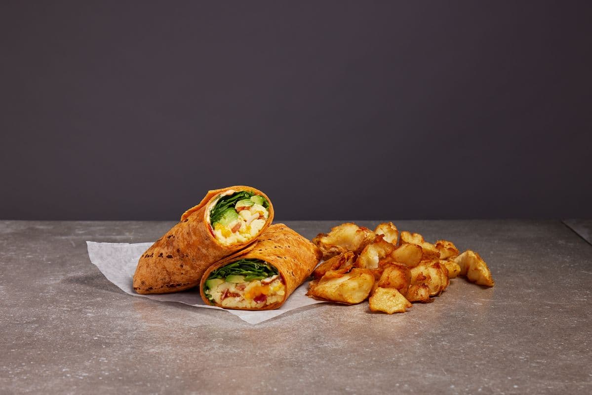 Turkey Avocado Breakfast Wrap