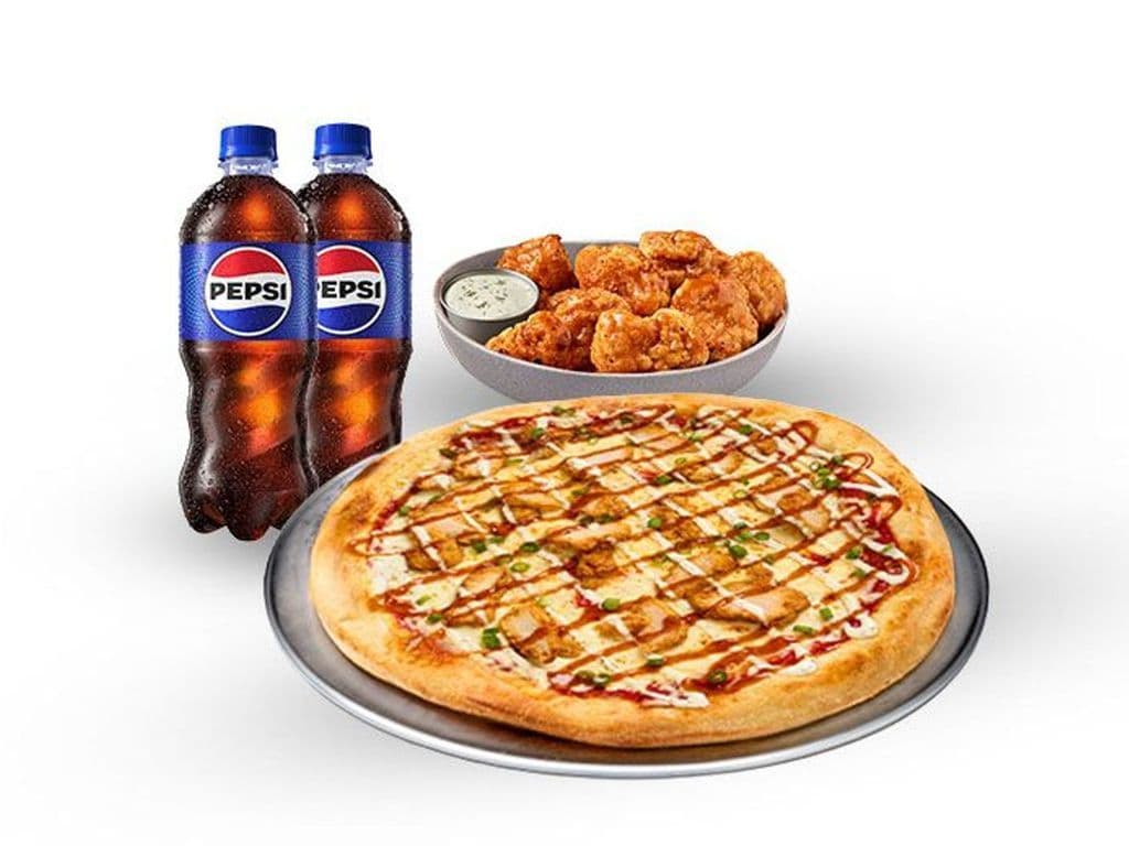 Pizza & 8 Pcs Boneless Wings