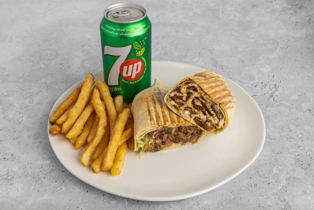 Beef Shawarma Wrap Combo