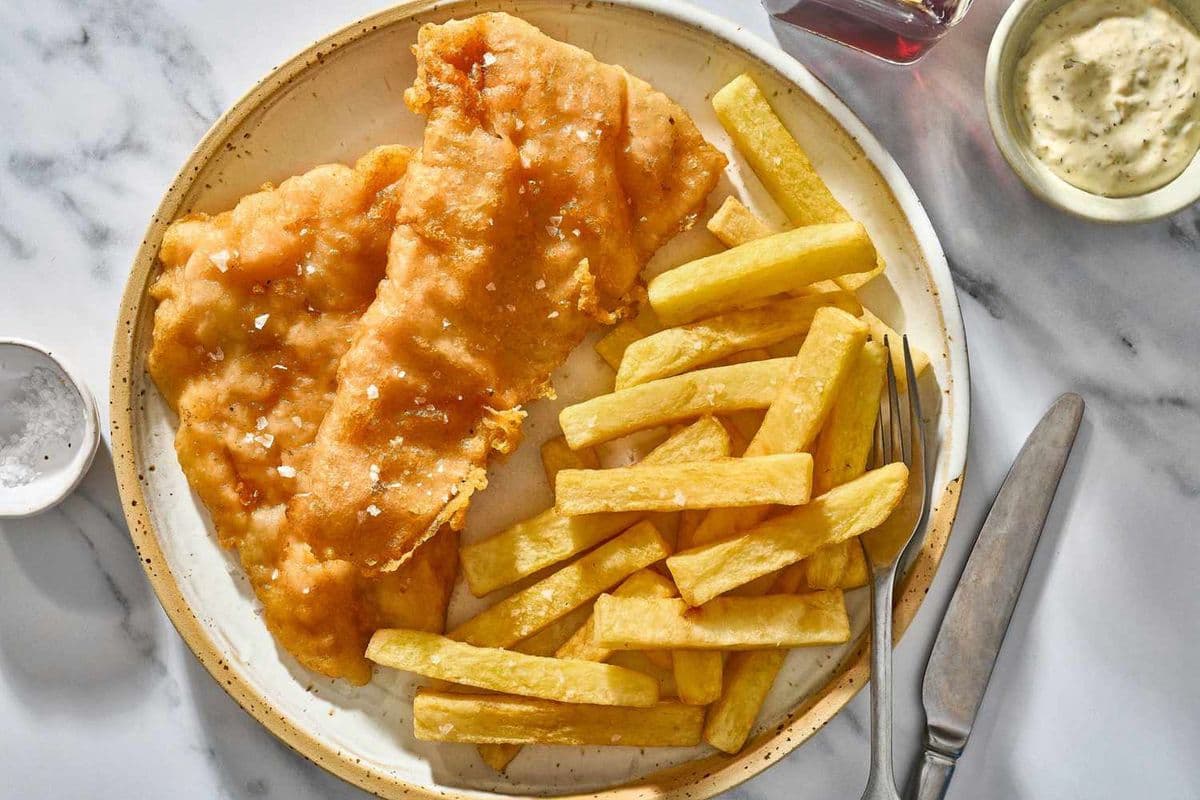 Haddock Fish Chips (2 pcs)