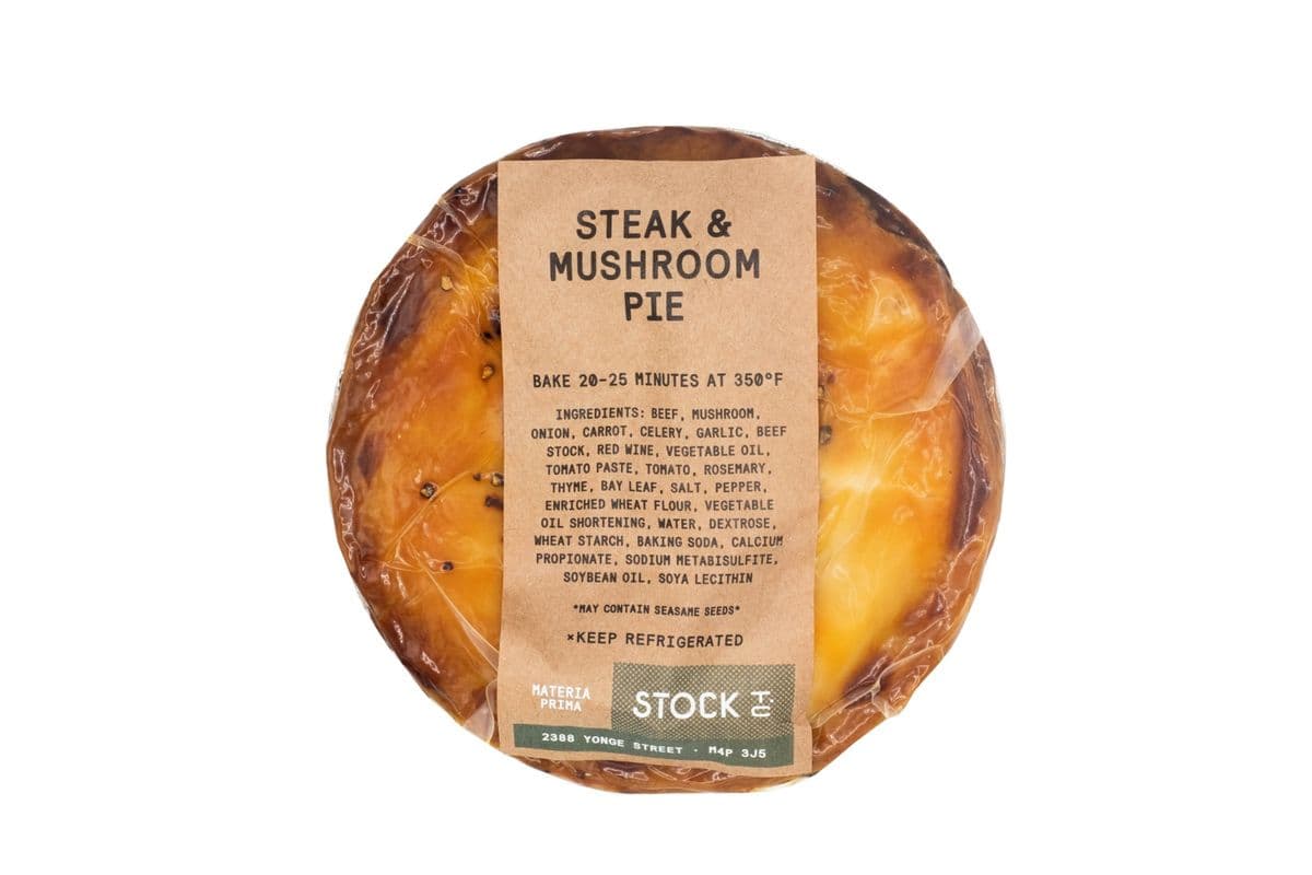Steak and Mushroom Pie - Small (360g)