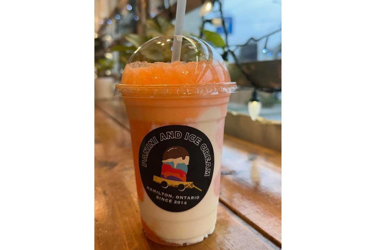 Peaches and Cream Float