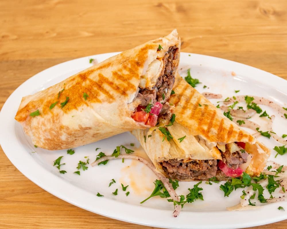 5. Chicken Shawarma and Donair Mixed Wrap