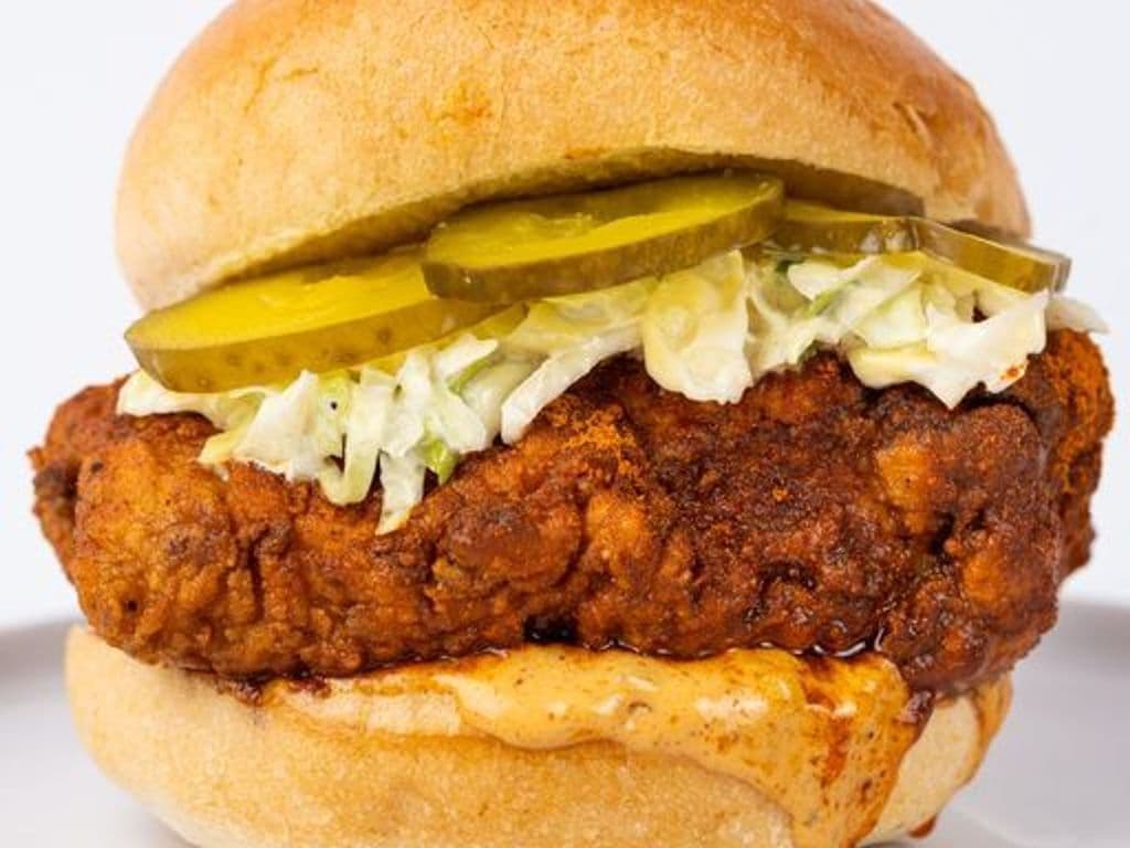 CND Nashville Hot Fried Chicken Sandwich