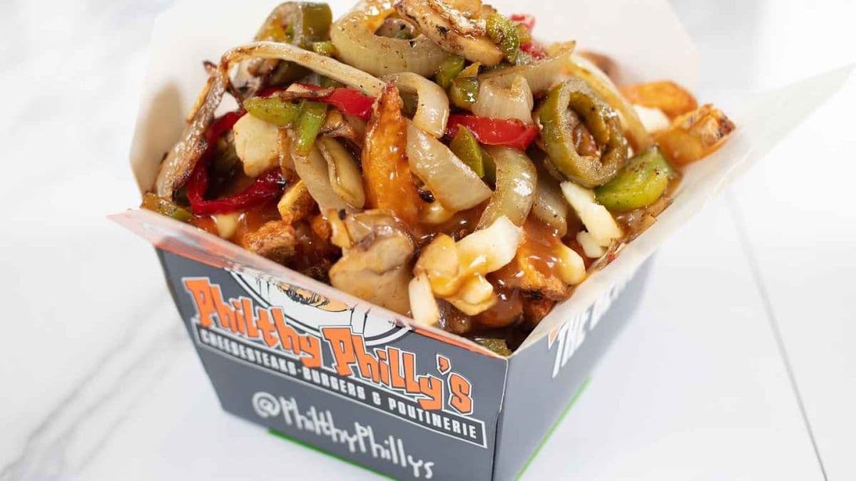 Greasy Veggie Poutine