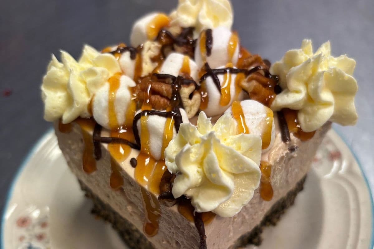 Mississippi mud pie cheesecake
