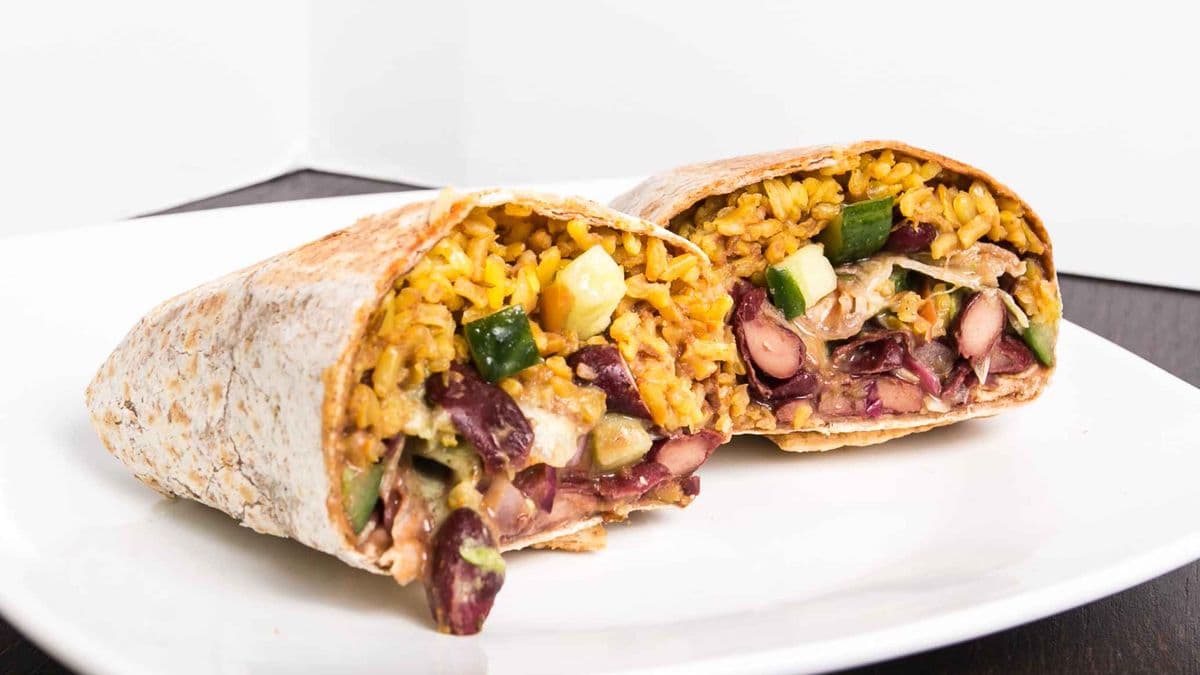 Vegetarian Burroti Wrap (Regular)