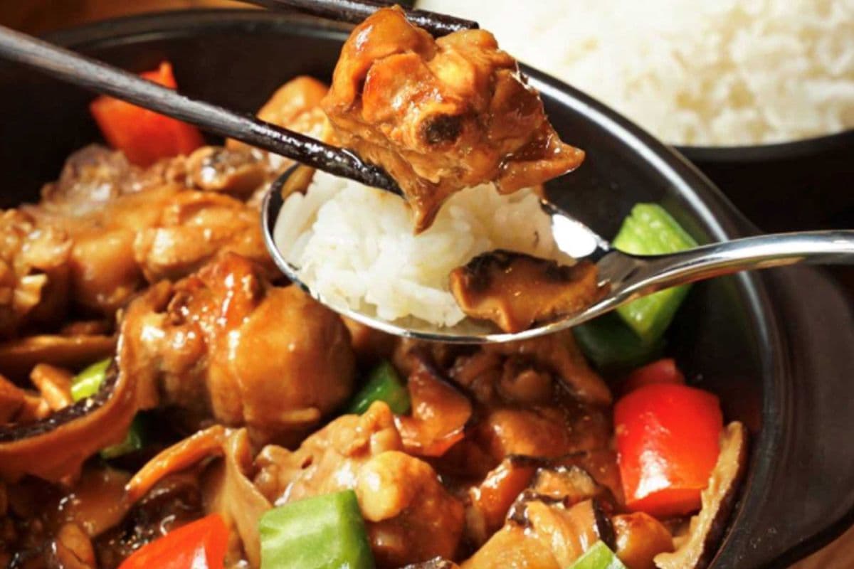 Braised Chicken with Rice