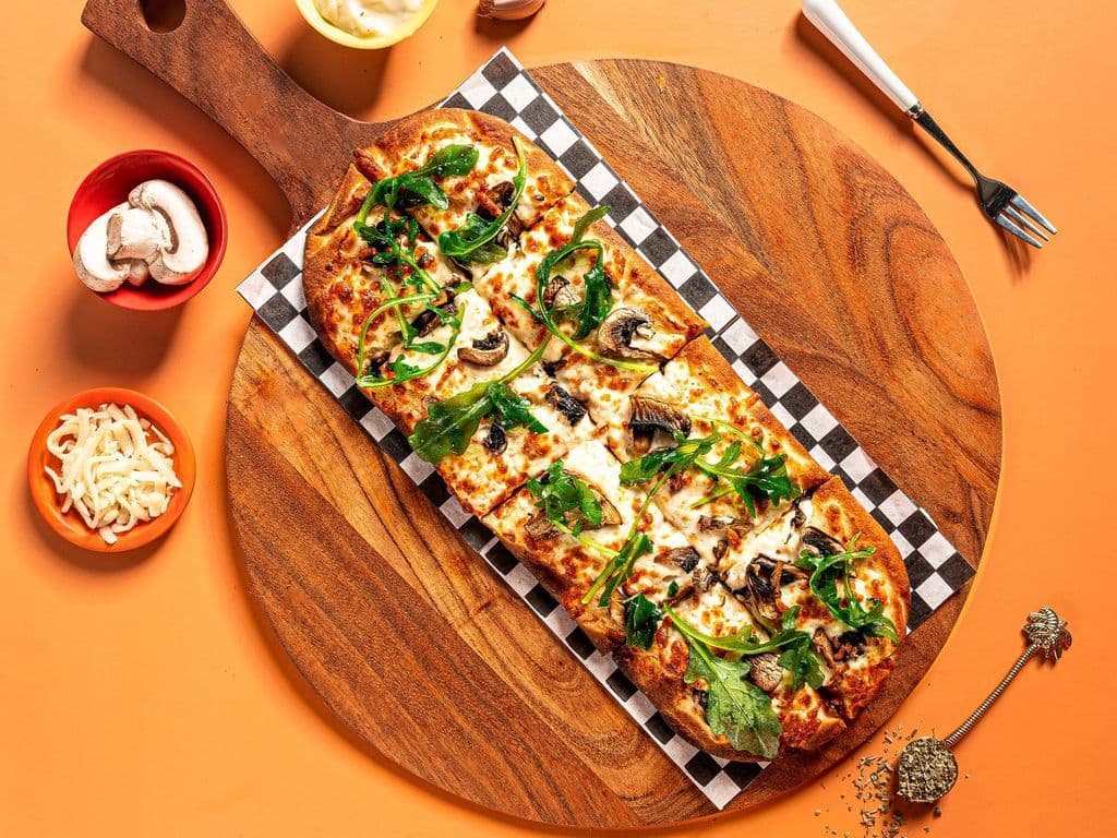 Flatbread ai Funghi