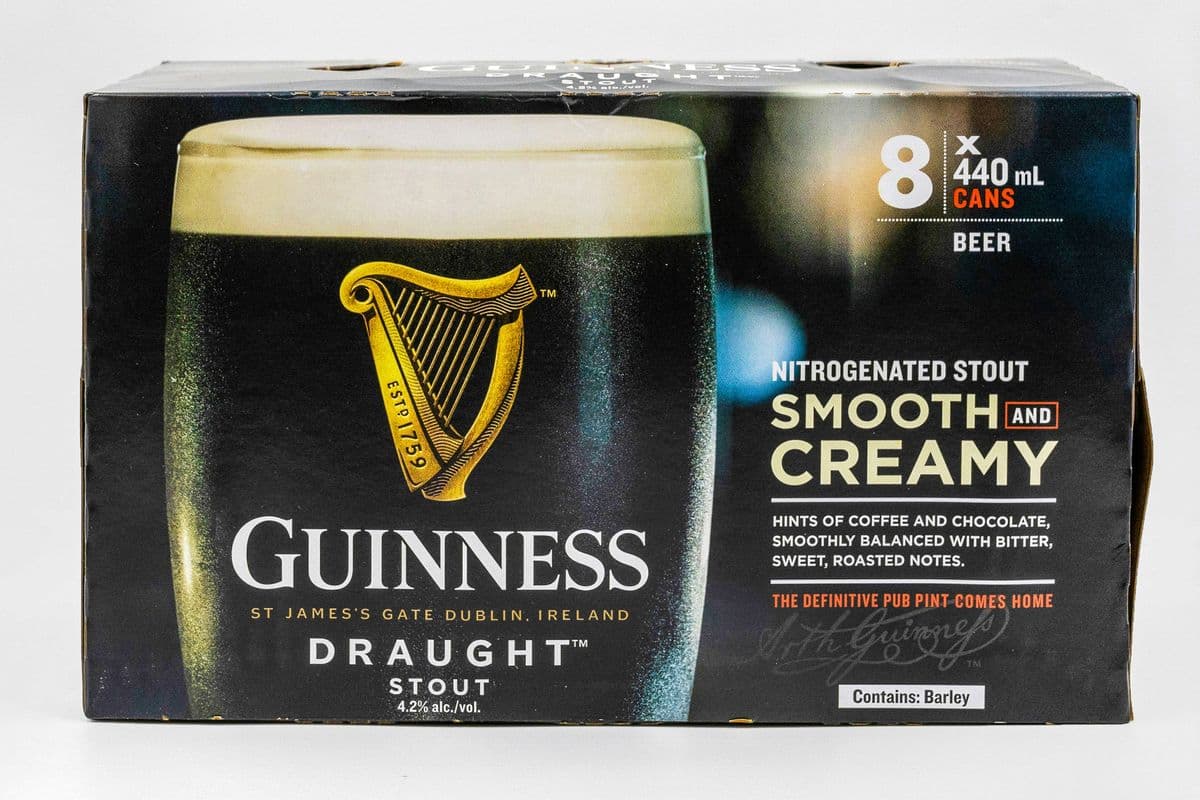 Guinness Draught (8 x 440 ml Cans)