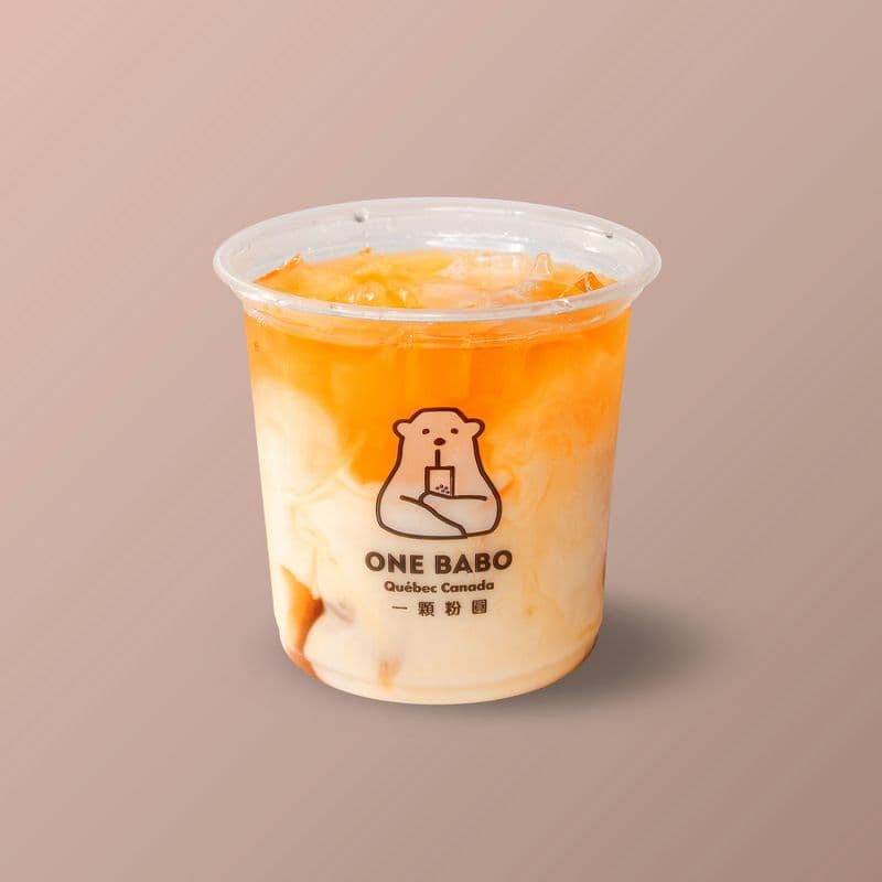 27. Jasmine Jelly Tea Latte / 27. Thé latte gelée de thé jasmin
