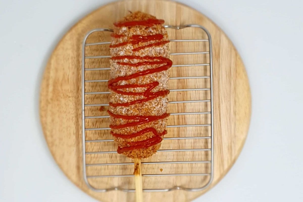 Half and Half Corndog 반반 핫도그