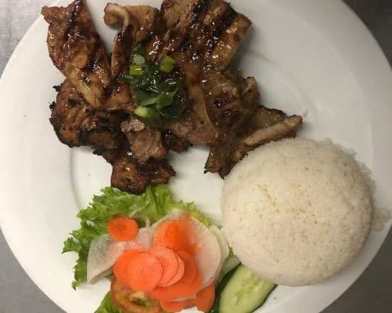 C1. Grilled Pork Chop with Steamed Broken Rice