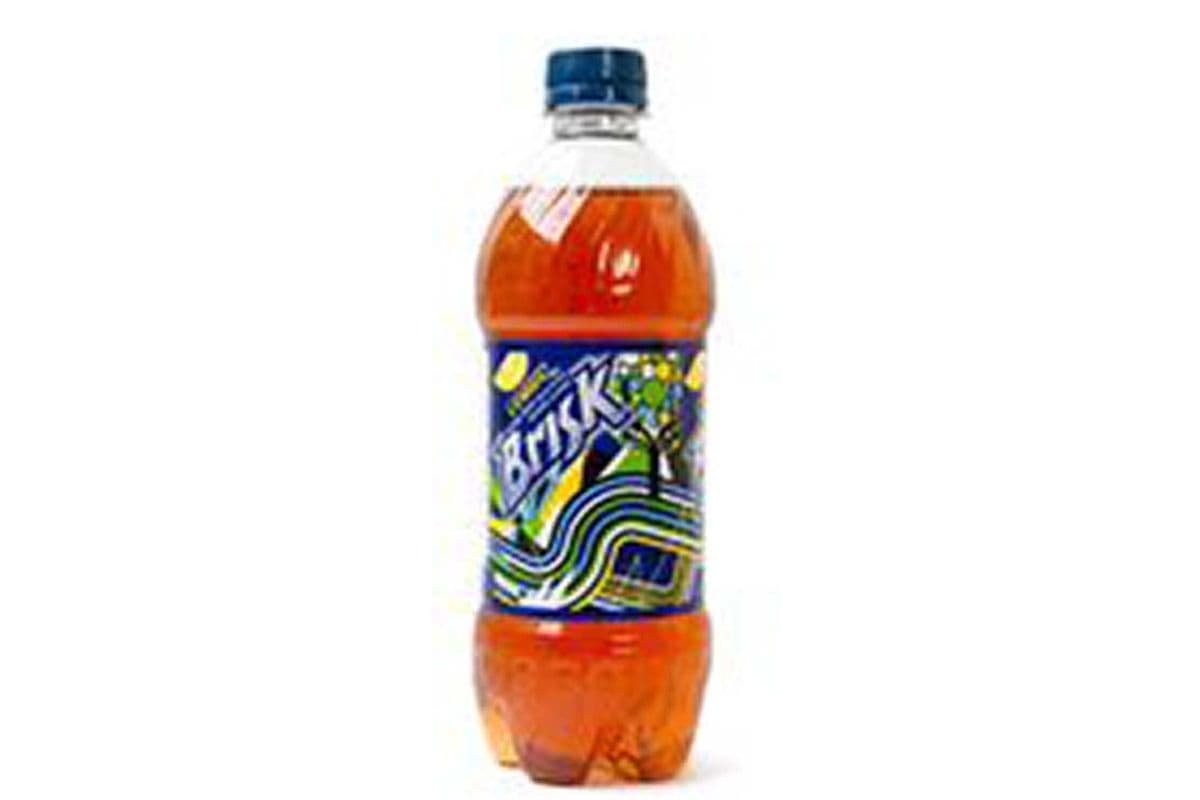 Brisk iced tea bottle