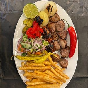 Grilled Meat Tikka Plate (2 pcs)