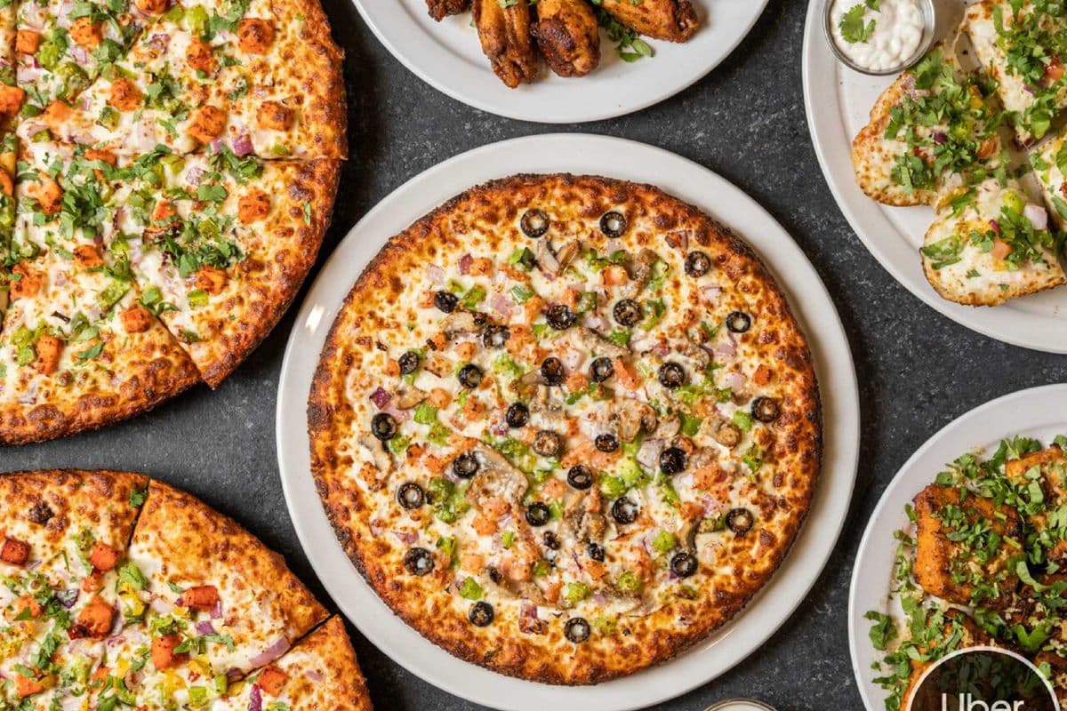 Two Medium Four-Topping Pizzas