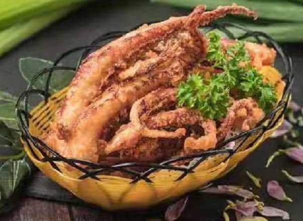 Deep-Fried Squid Tentacle