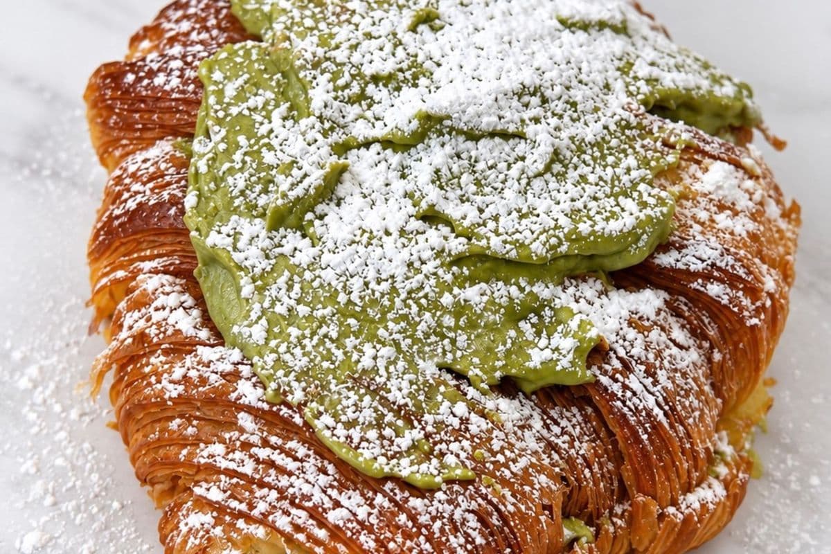 Pistachio Mascarpone Croissant