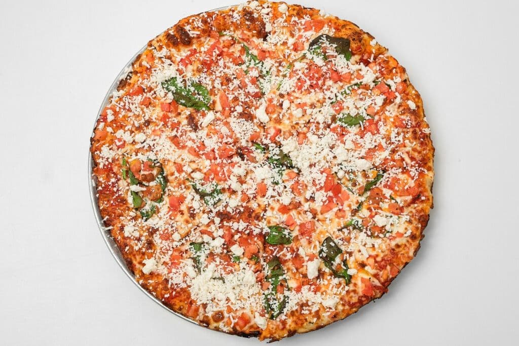 🌿 Spinach Feta Delight Pizza