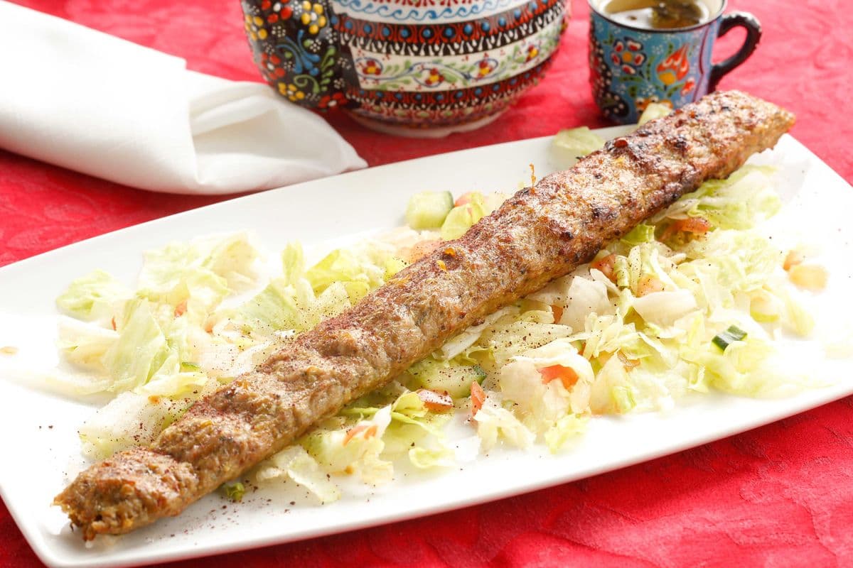 Afghan Beef Kabob Skewer