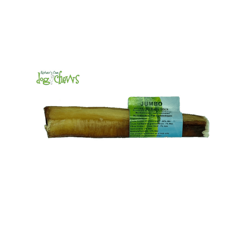 Nature's Own Dog Treats - Beef Jumbo Odourfree Bully Stick (6")