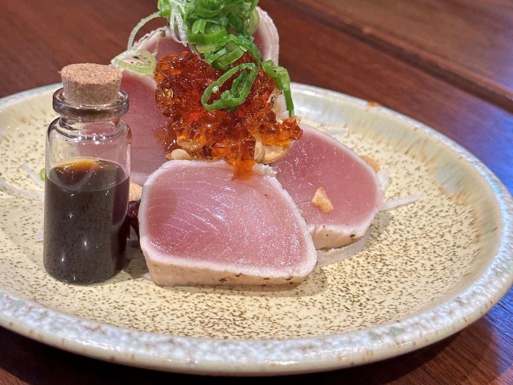 Smoked Tuna Tataki with Ponzu Jelly