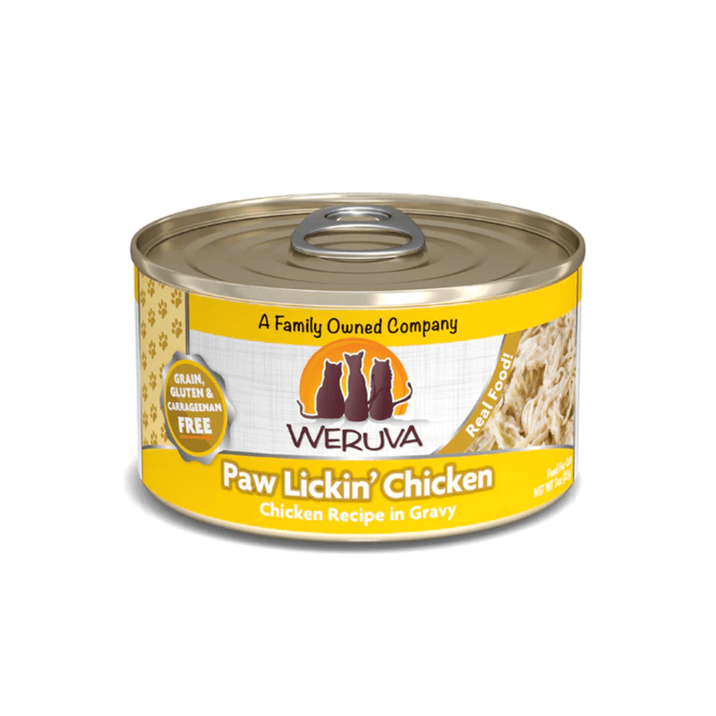 Weruva Wet Cat Food - Weruva Classic Cat Paw Lickin' Chicken Chicken Recipe in Gravy Canned (3 oz)