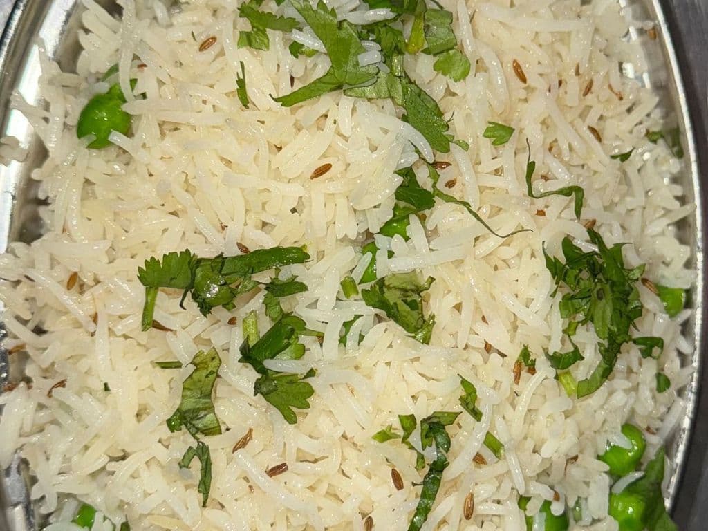 Jeera Mutter Pulao GF)