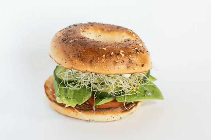 Ono Kai Veggie Bagel Sandwich