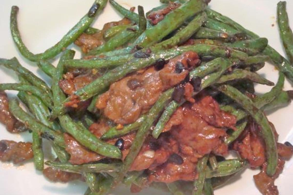 Black Bean Sauce Green Bean with Beef