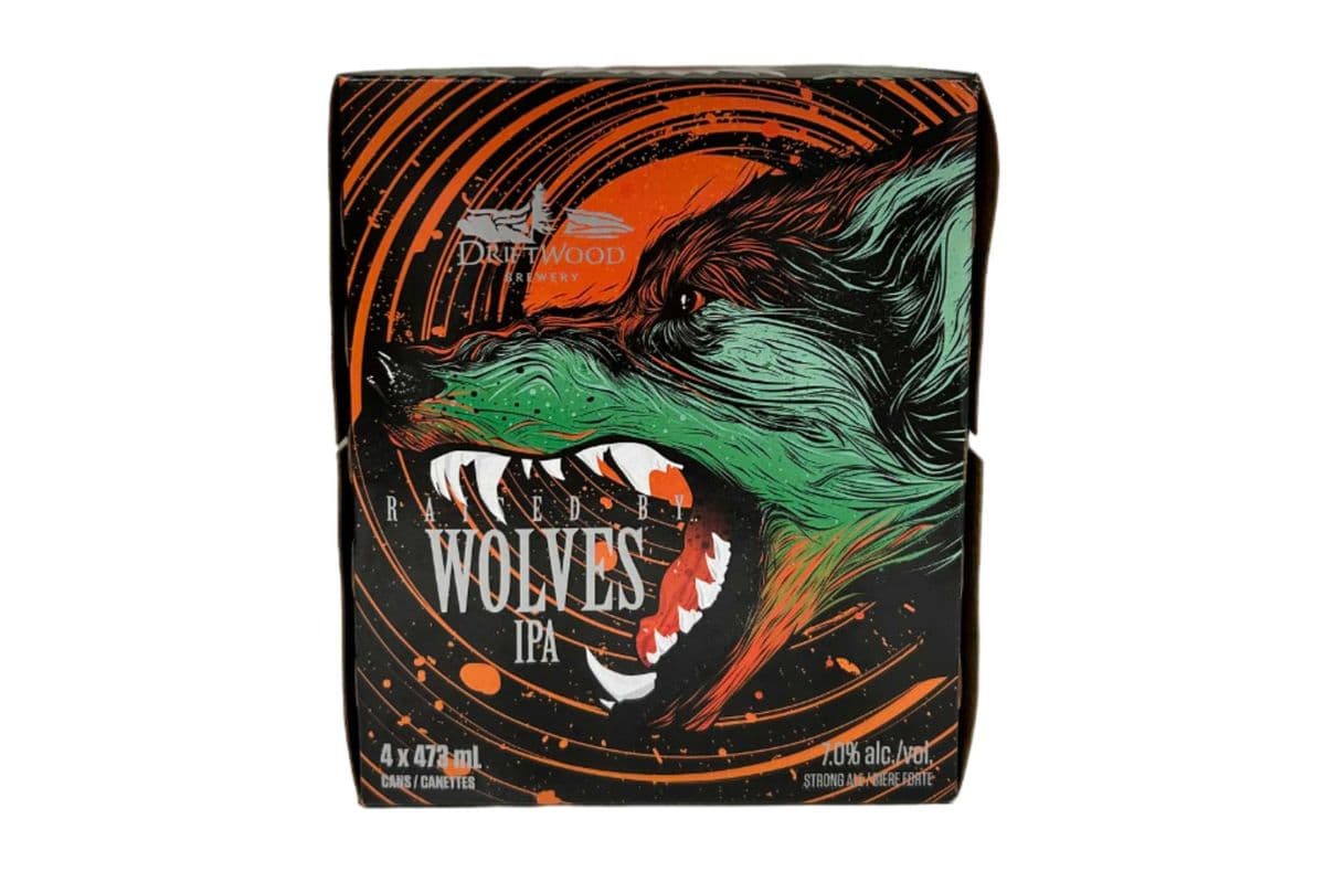Driftwood Raised By Wolves IPA (4 x 473 ml Cans)